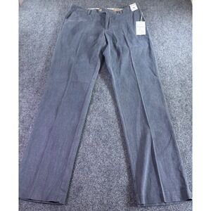 Tommy Bahama Pants Mens 34x34 Ink Havana Herringbone Silk Cotton NWT T122328